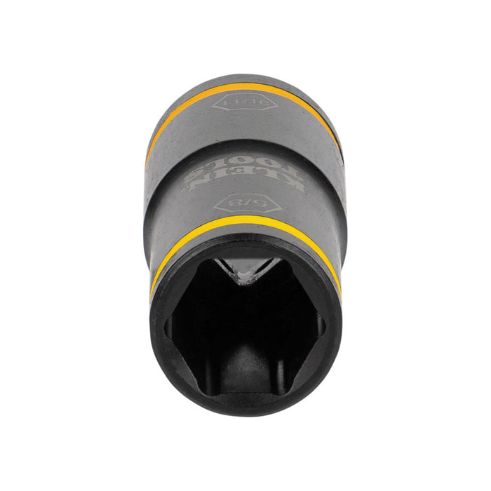 Klein Tools Flip Impact Socket, 11/16 and 5/8-Inch, Model 66075*