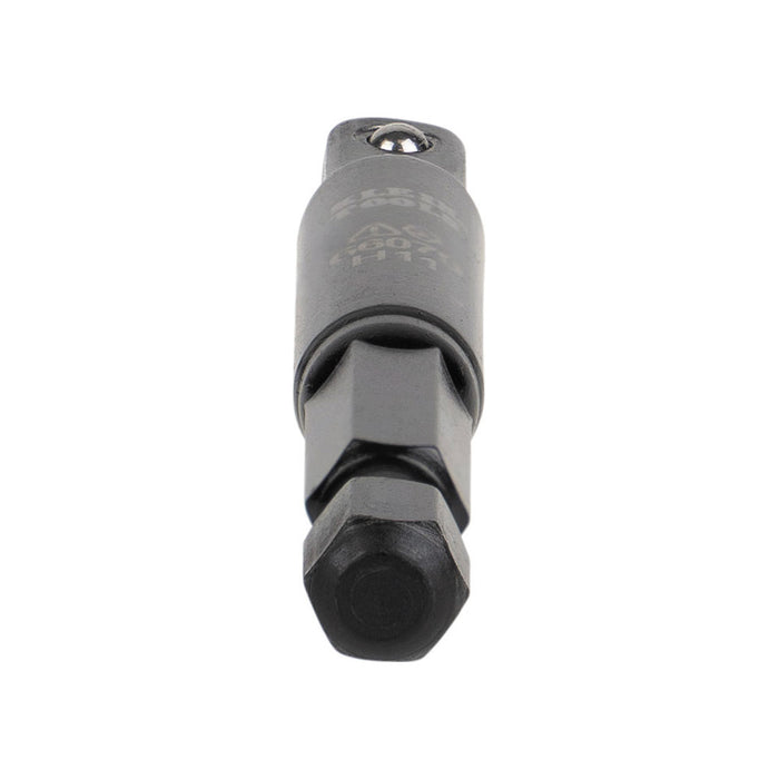 Klein Tools Flip Impact Socket Adapter, Small, 1/4 to 1/4-Inch, Model 66079*