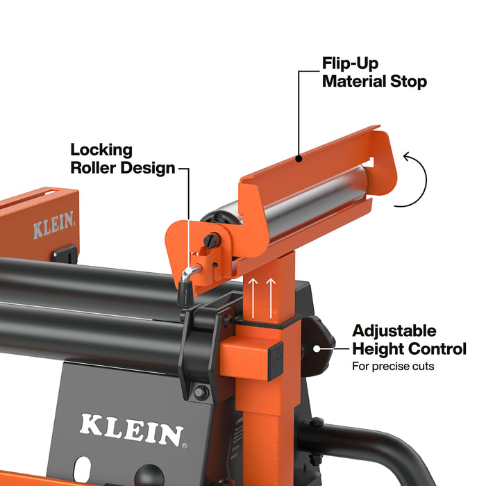 Klein Tools Adjustable Rolling Miter Saw Stand