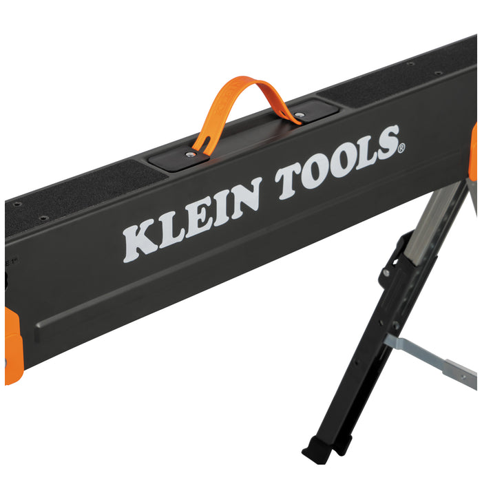 Klein Tools Adjustable-Leg Folding Saw Horse and Jobsite Table, 1-Pack 66188*