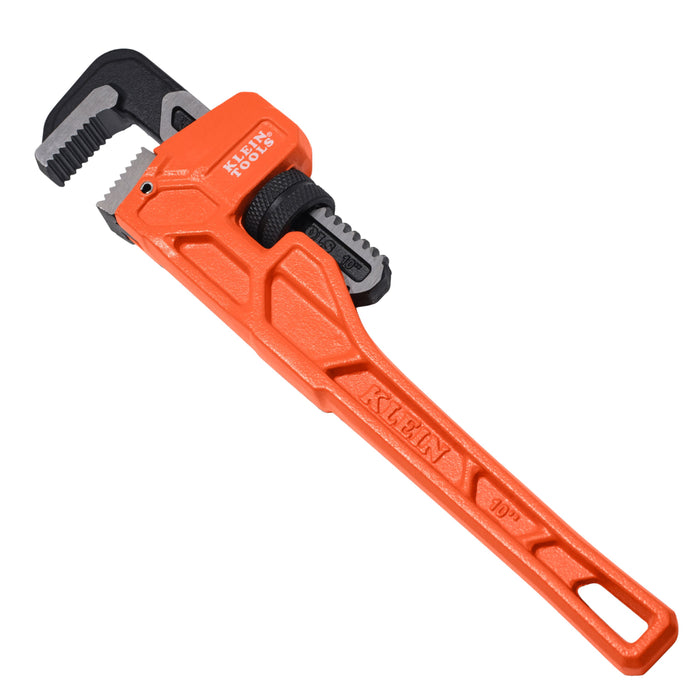 Klein Tools Adjustable Cast Iron Pipe Wrench, 10-Inch