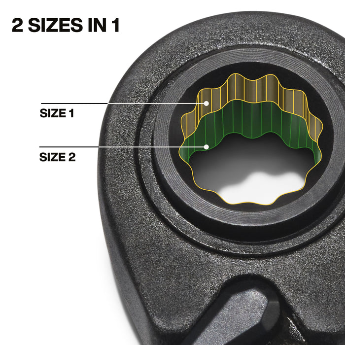Klein Tools 4-in-1 Ratcheting Wrench, Small
