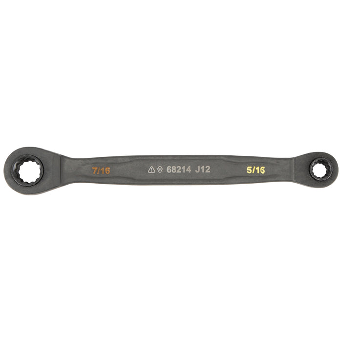 Klein Tools 4-in-1 Ratcheting Wrench Set, SAE, 2-Piece, Model 68216*