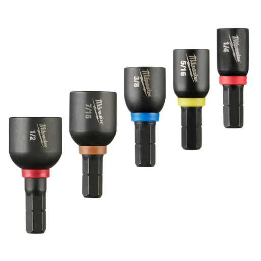 Milwaukee SHOCKWAVE™ 1" Impact Duty Insert Magnetic Nut Driver Set 5PC
