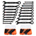 Klein Tools Ratcheting Combination Wrench Set 18-Piece