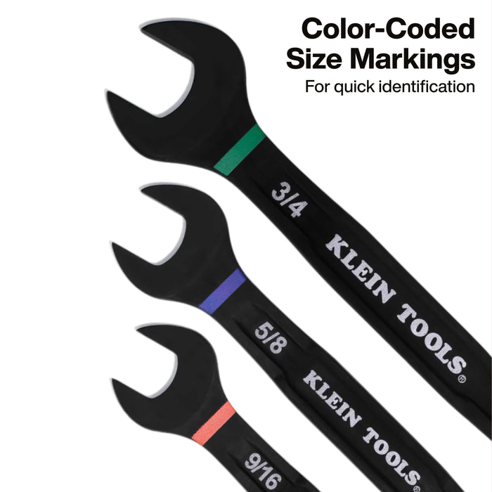 Klein Tools Ratcheting Combination Wrench Set 18-Piece