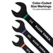 Klein Tools Ratcheting Combination Wrench Set 18-Piece
