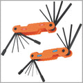 View Klein Tools Pro Folding Hex Key Set, SAE and Metric, Model 70552*