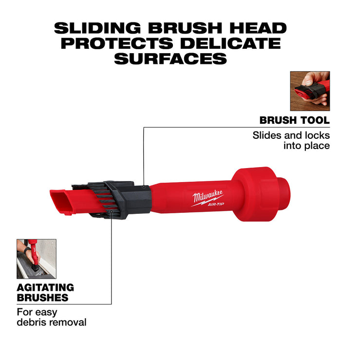 Milwaukee AIR-TIP™ 2-in-1 Utility Brush Tool