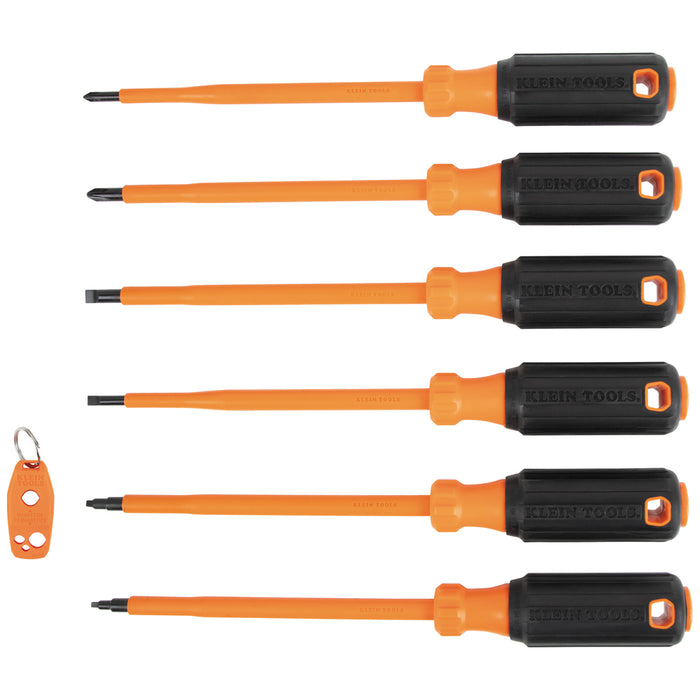 Klein Tools Insulated Screwdriver Set Plus Magnetizer, 7-Piece