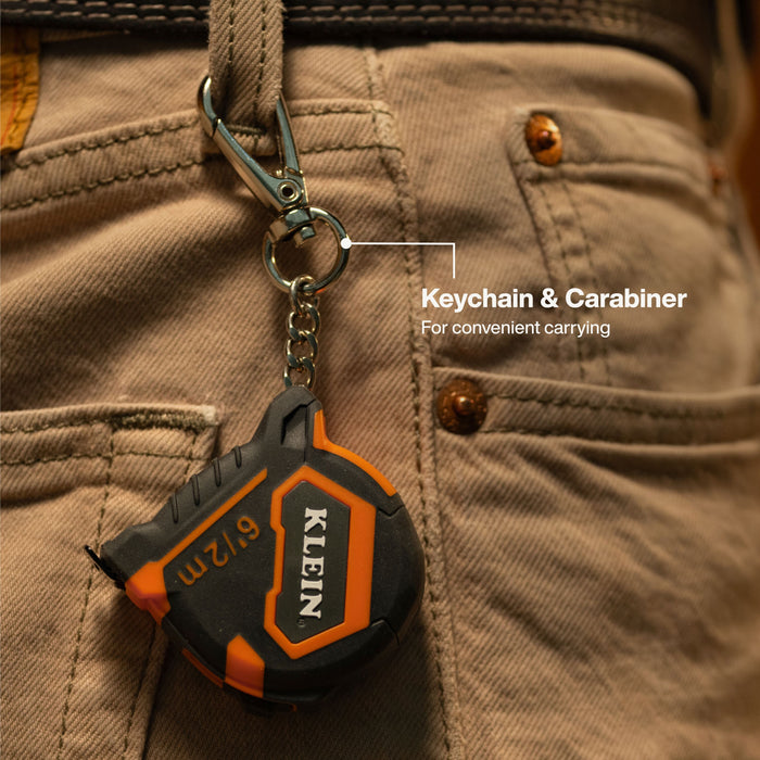 Klein Tools 6-Foot Keychain Tape Measure