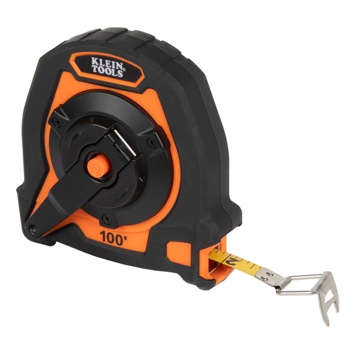 Klein Tools Closed Reel Long Tape Measure, 100-Foot