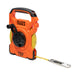 Klein Tools 100-Foot Open Reel Tape Measure with Single Hook and Carabiner