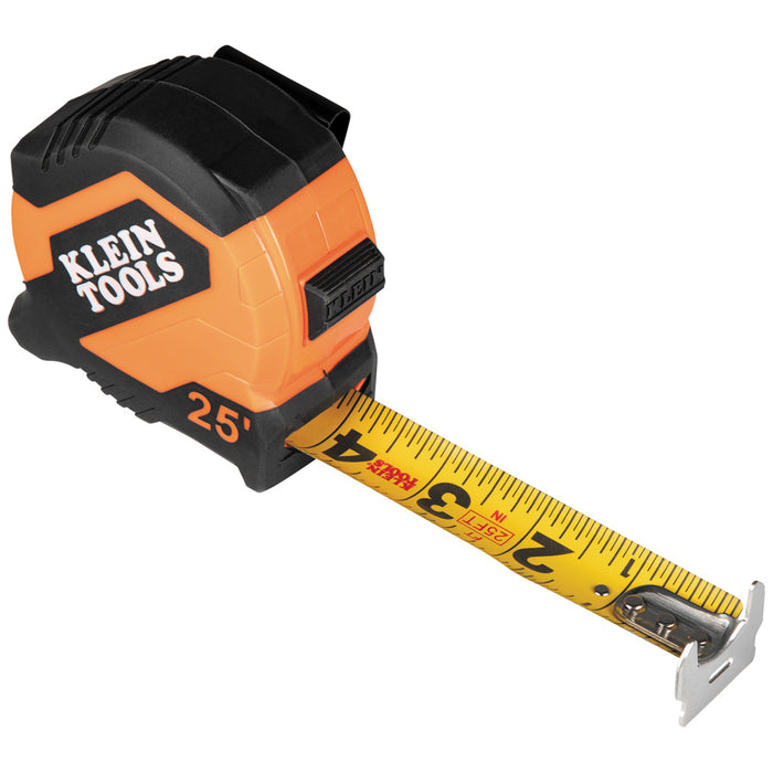 Klein Tools Imperial Tape Measure, 25-Foot Compact, Double-Hook, Model 9525*