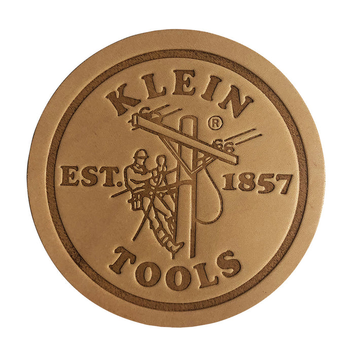 Klein Tools Leather Coasters, Pack of 6, Model 98028