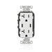 Leviton Decora 18W USB-C Wall Outlet, 20A TR Receptacle, Wallplate not included, BCC20-W White