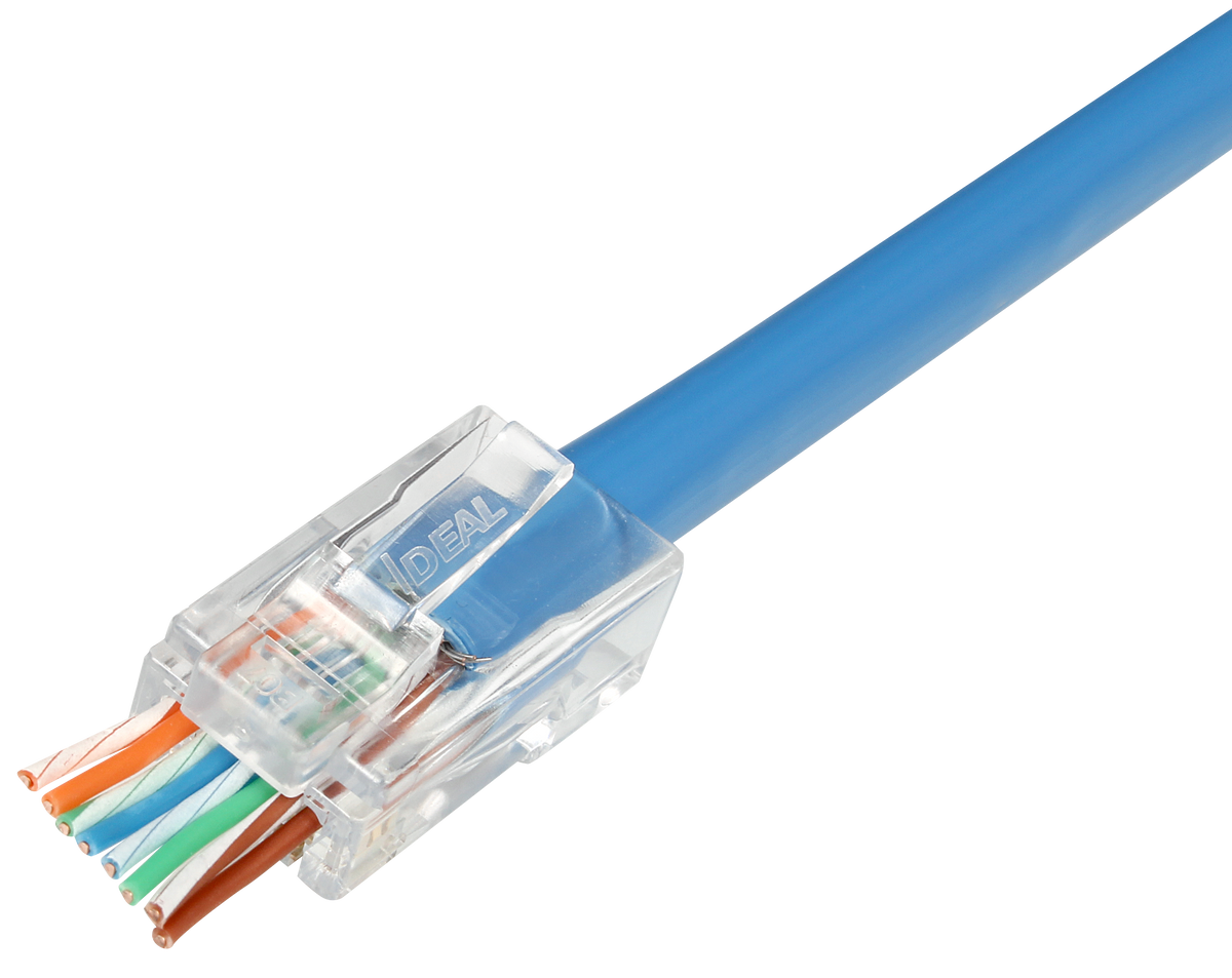 IDEAL CAT6/6a Large-Diameter Feed-Thru Connectors, Model 85-385* — Orka