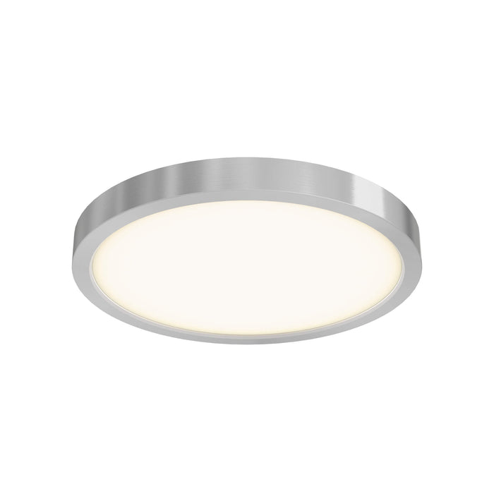 DALS Lighting Satin Nickel 10 Inch Round Indoor/Outdoor LED Flush Mount, Model CFLEDR10-CC-SN*