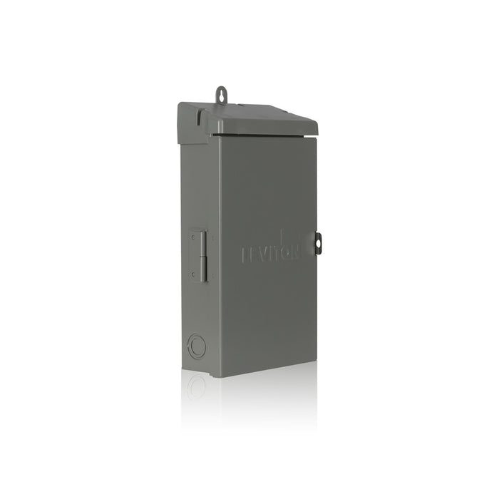 Leviton Decora Smart 50 Amp 24-Hour Indoor/Outdoor High Current Electronic Programmable Smart Timer Switch, Metal, D2HCS-DLG