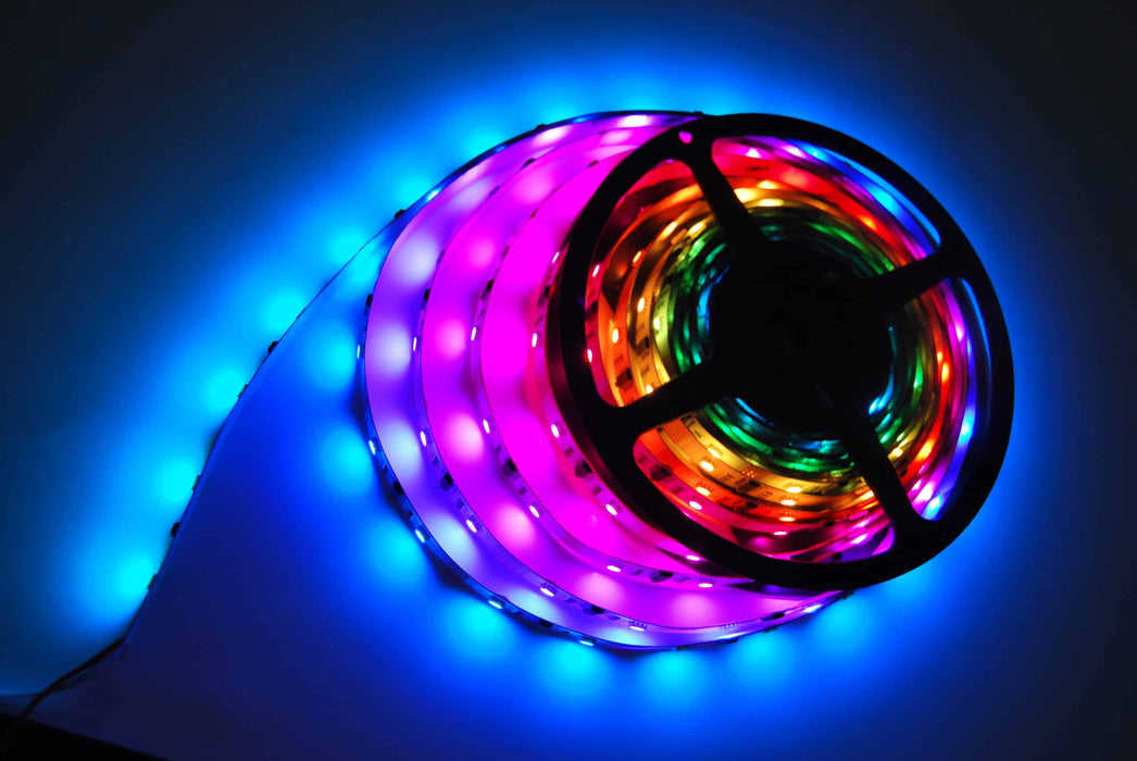 Magic Lite RGB Outdoor LED Strip Series, 2.2W/FT, CFI>80, 20 ft spools