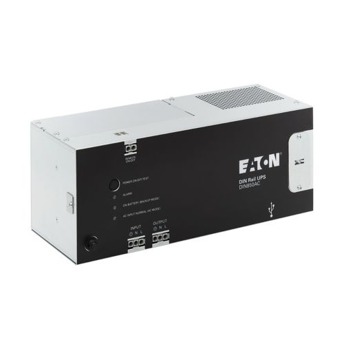 Eaton 850VA 510W 120V AC DIN Rail Industrial UPS