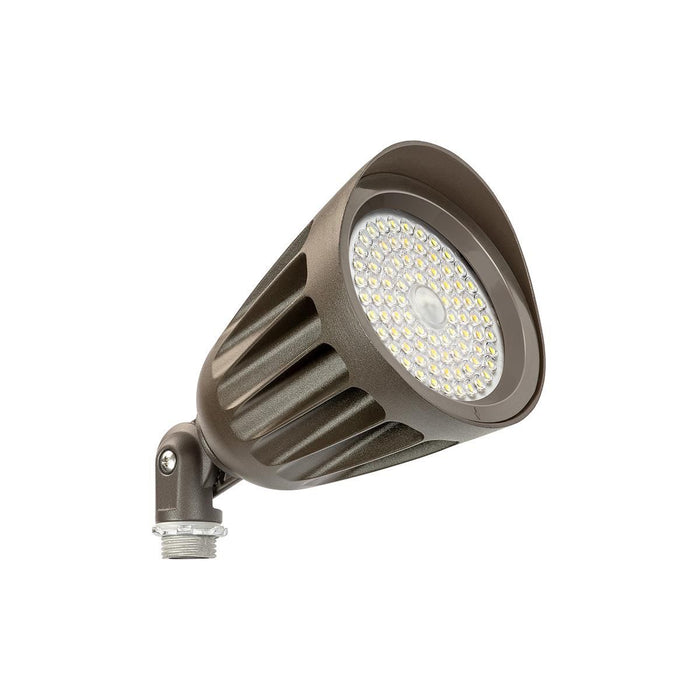 Current Lighting Compact floodlight. 1/2" adjustable knuckle mount. IP65. Adjustable lumens & colour temperature.