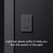 Lutron Sunnata Touch Clam Gloss Black