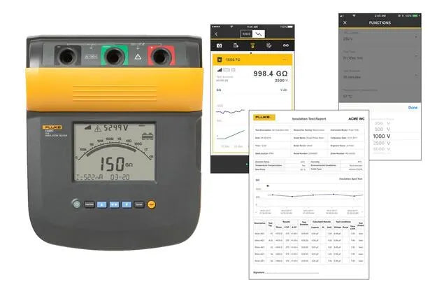 Fluke 1555 FC 10 kV Insulation Tester