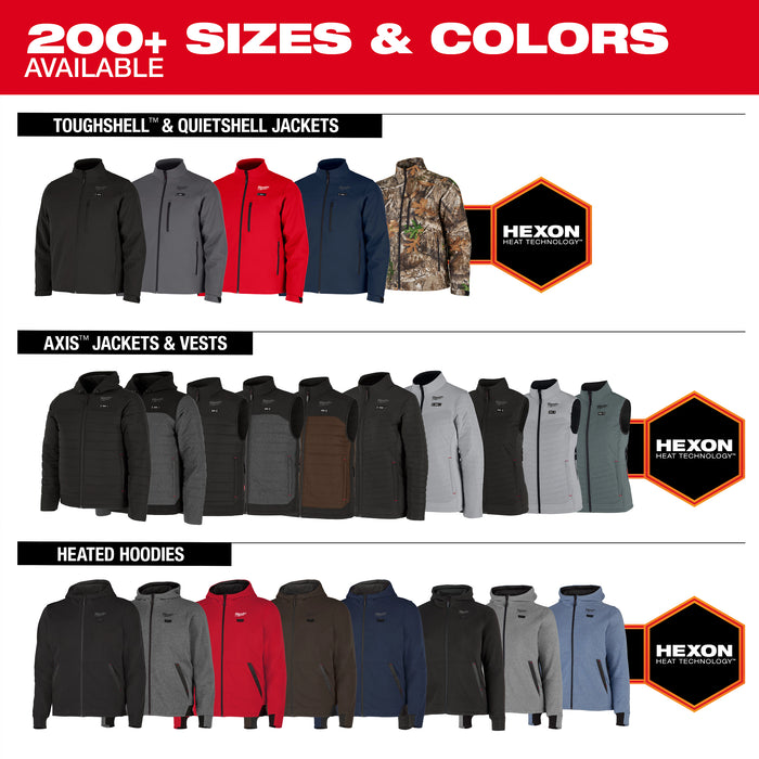 Milwaukee M12 Heated TOUGHSHELL Jacket Kit - Black, Large