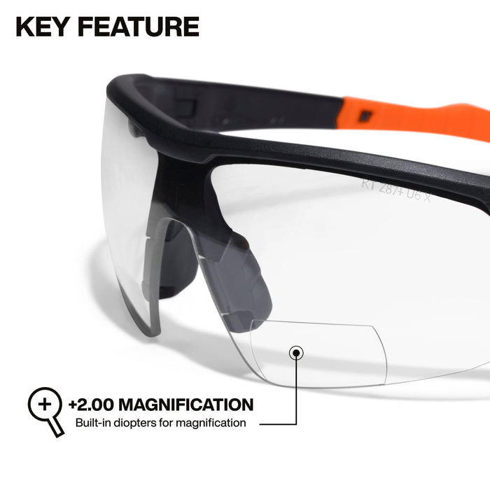 Lunettes de sécurité bifocales Klein Tools +2.00 03615