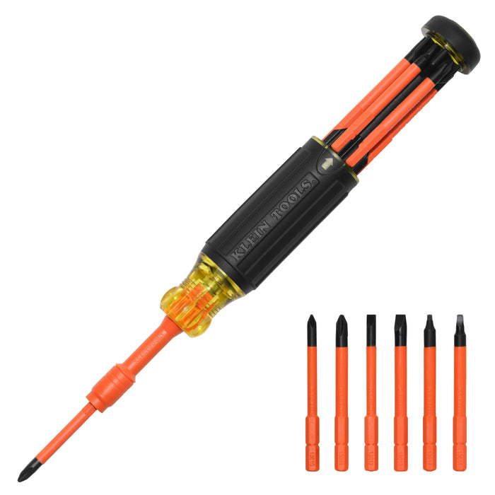 Klein Tools  6-in-1 Insulated Auto-Lock Screwdriver 32306INS