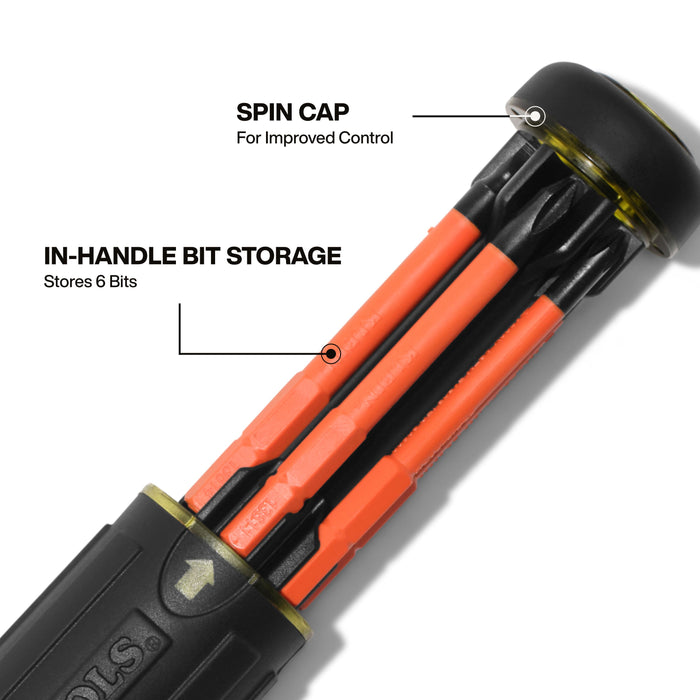 Klein Tools  6-in-1 Insulated Auto-Lock Screwdriver 32306INS