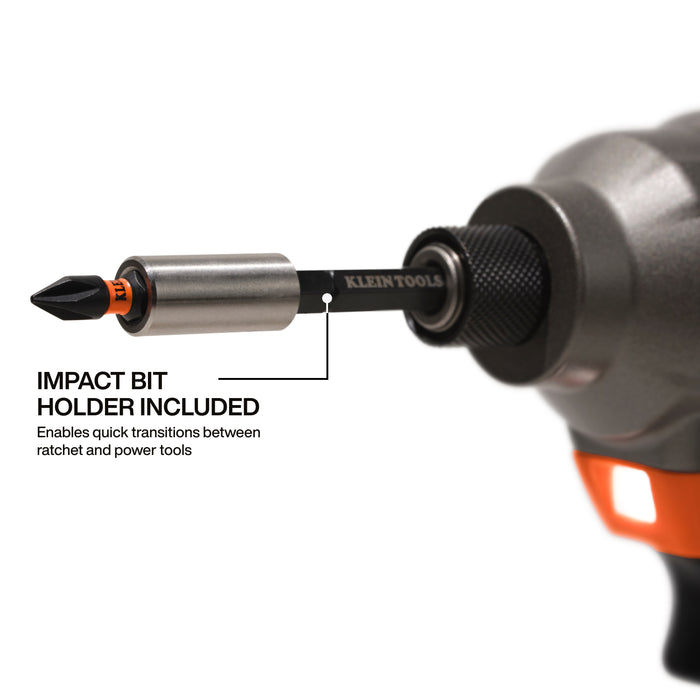 Klein Tools Proflex Micro Ratchet Impact Rated Bit Set, 20-piece 32787S