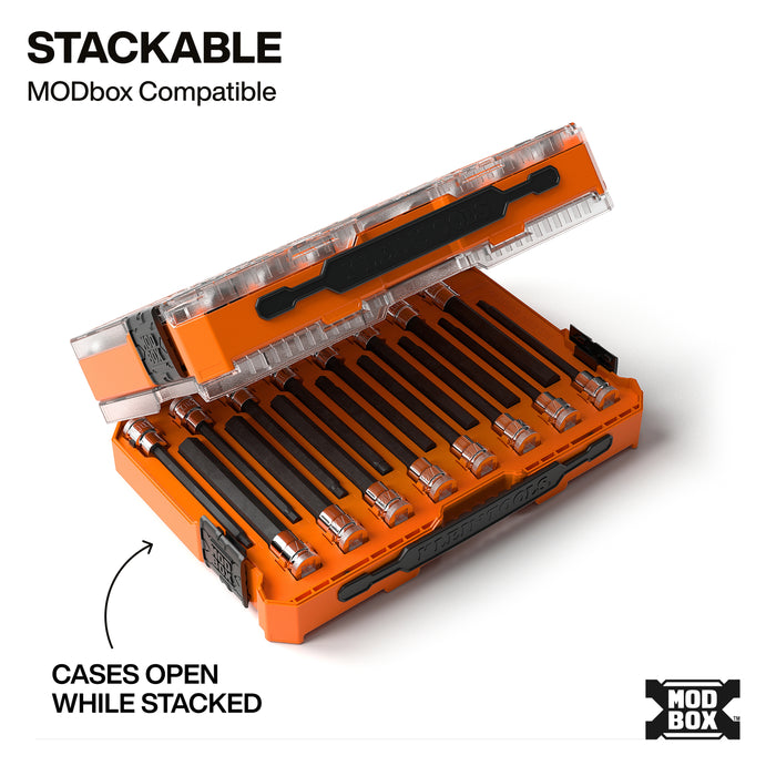 Klein Tools Long Hex Bit Socket Set, SAE and Metric, 16-Piece  652216HEXL