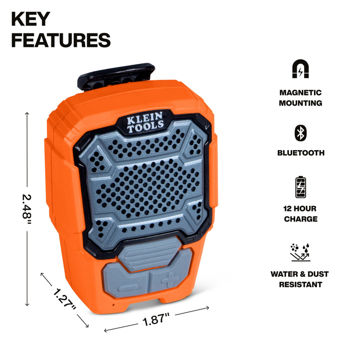 Klein Tools Wearable Bluetooth® Speaker  AEPWS1