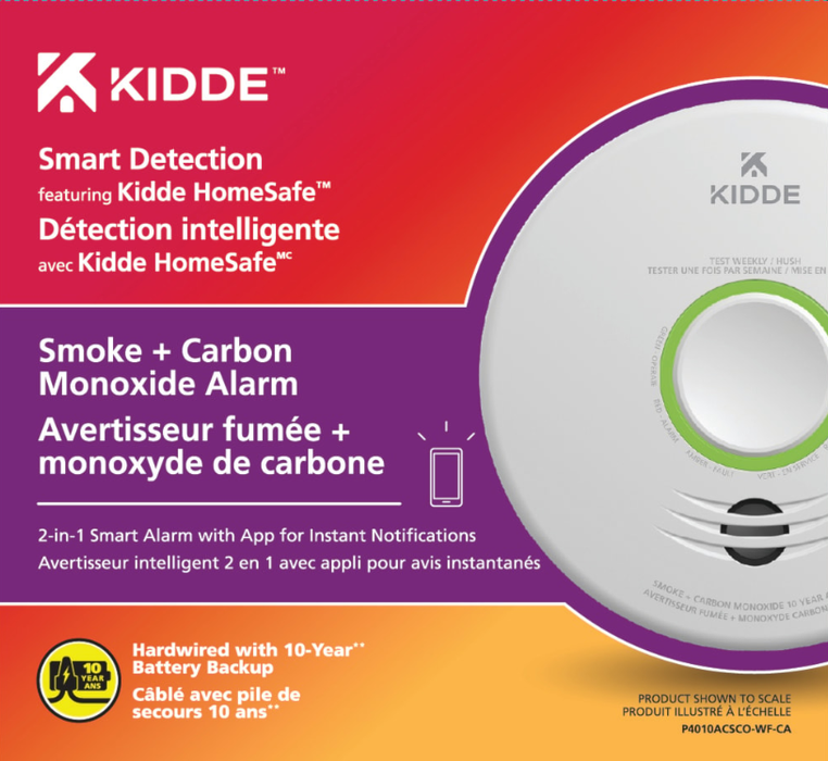 KIDDE CANADA 21031592 Water Leak + Freeze Detector - 60WLDR-WCA 2 AA BATTERIES