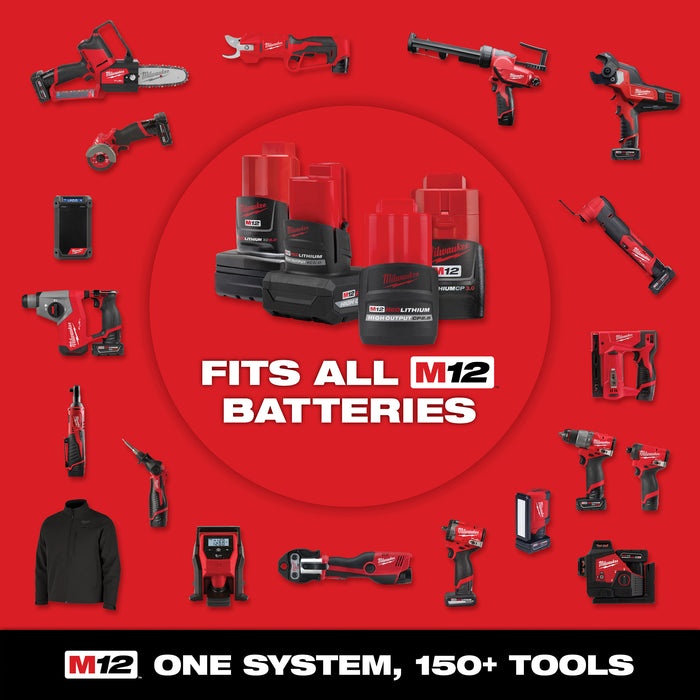 Milwaukee M12 Heated TOUGHSHELL Jacket Kit - Black, Medium