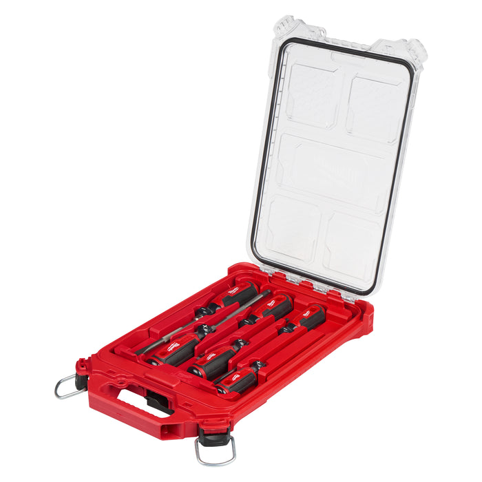 Milwaukee 6 PC. Cushion Grip Screwdrivers Set (USA) w/PACKOUT Low-Profile Compact Organizer