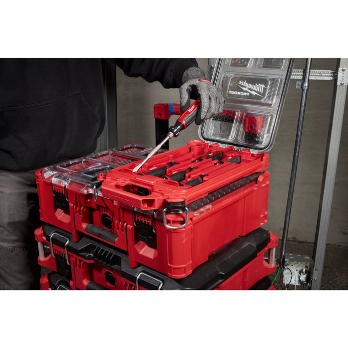 Milwaukee 6 PC. Cushion Grip Screwdrivers Set (USA) w/PACKOUT Low-Profile Compact Organizer