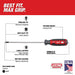 Milwaukee 6 PC. Cushion Grip Screwdrivers Set (USA) w/PACKOUT Low-Profile Compact Organizer