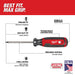 Milwaukee 6 PC. Cushion Grip Screwdrivers Set (USA) w/PACKOUT Low-Profile Compact Organizer