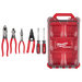 Milwaukee 6 PC. Dipped Grip Pliers, Wire Stripper, & Cushion Grip Screwdrivers Set(USA) w/ PACKOUT Low-Profile Compact Organizer
