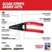 Milwaukee 6 PC. Dipped Grip Cutting Pliers, Wire Stripper, & Cushion Grip Screwdrivers Set (USA)