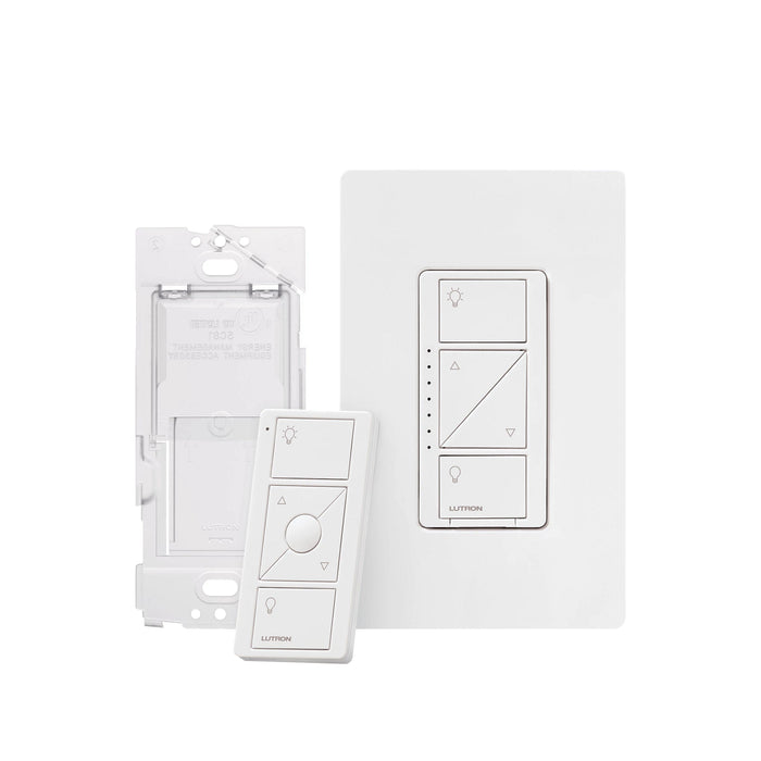 Lutron Caseta 3-Way Smart Dimmer Kit with Remote, Model P-DIM-3WAY-WH