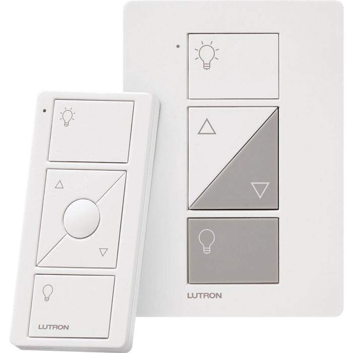 Lutron Caseta Lamp Dimmer & Remote Kit, Model P-PKG1P-WH