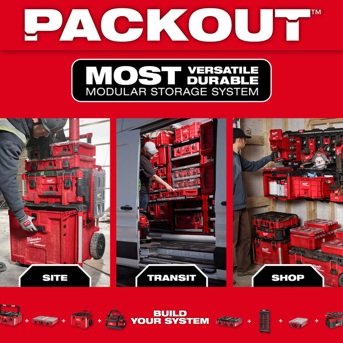 Milwaukee PACKOUT Wire Pulling XL Crate