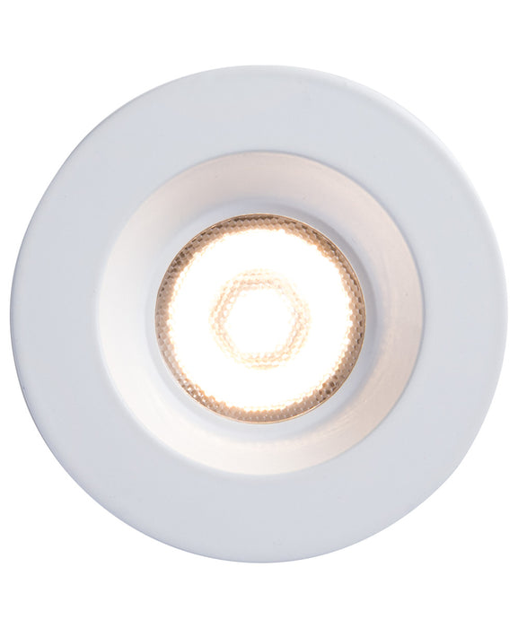 Liteline 2" LUNA White LED Round Fixed Color Selectable Recessed Fixture, Model RA2-7F-90WH*