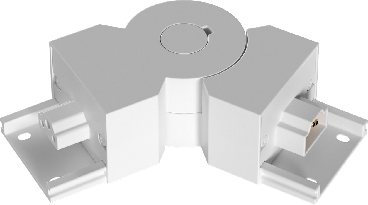 Liteline STRIPE 2-Leg Flexible Corner Horizonal, White