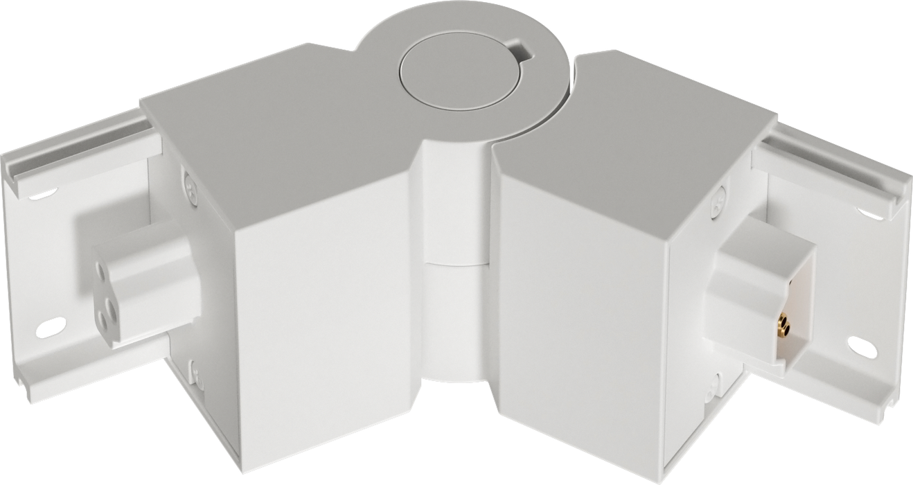 Liteline STRIPE 2-Leg Flexible Corner Vertical, White