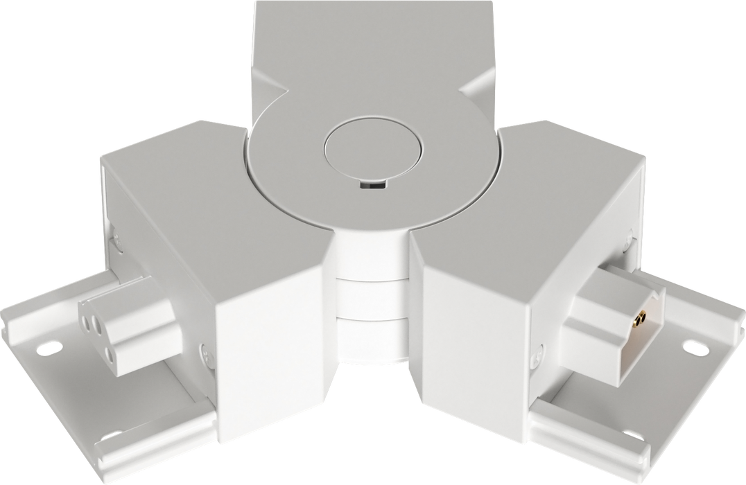 Liteline STRIPE 3-Leg Flexible Corner Horizonal, White